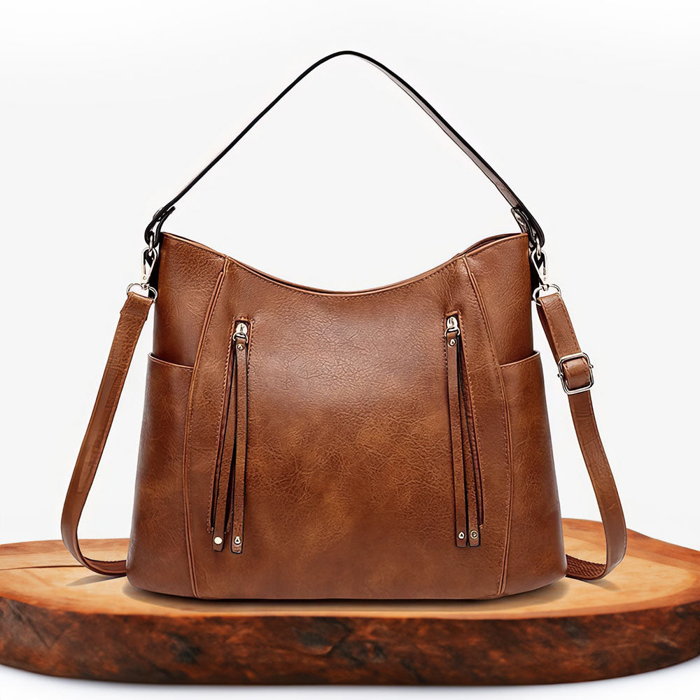 Frida - Elegance Leder Crossbody Handtasche