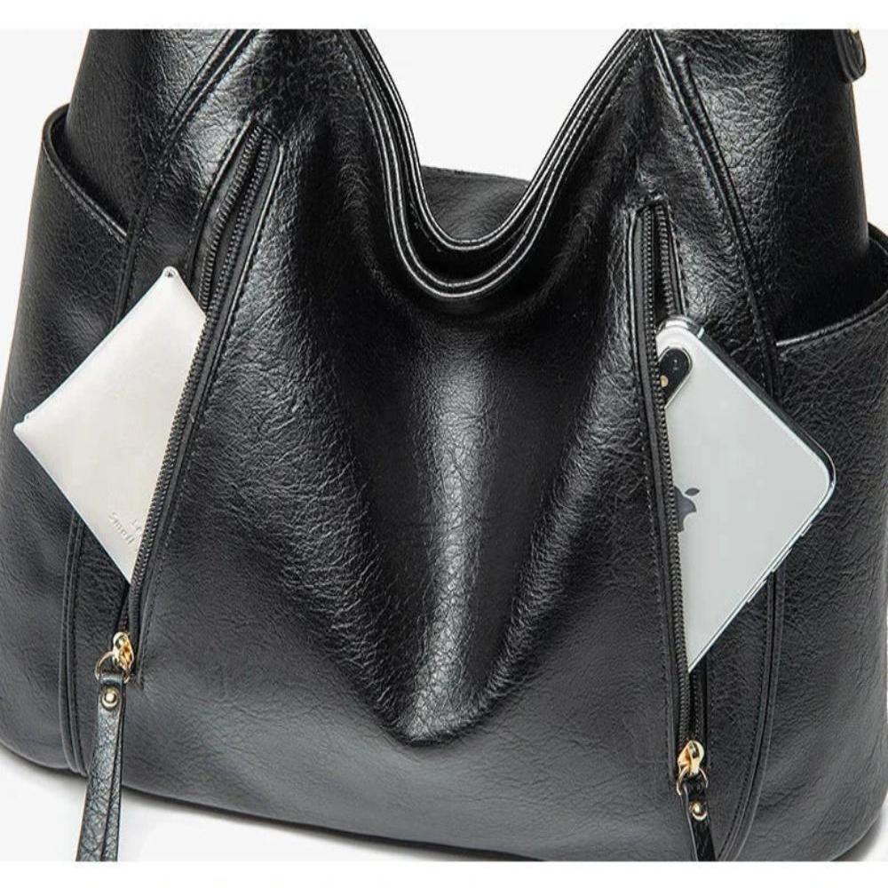 Frida - Elegance Leder Crossbody Handtasche