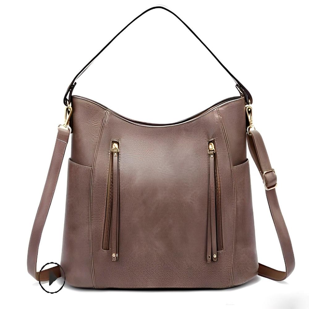 Annette – Vintage Leder Schultertasche