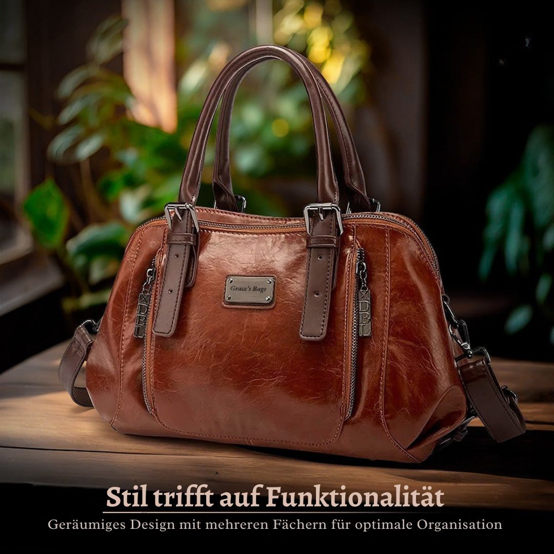 Anika - Elegante Leder-Umhängetasche