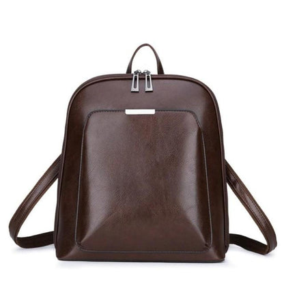 Saskia - Klassischer Doppelreißverschluss-Rucksack