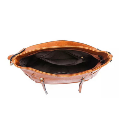 Annette – Vintage Leder Schultertasche