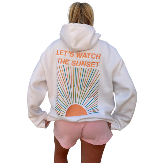 SUMMER™ | GEMÜTLICHE KAPUZENPULLOVER MIT EINZIGARTIGEM SONNENUNTERGANGS-DESIGN